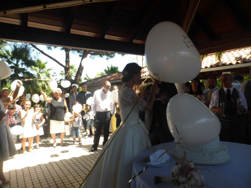 Casamento Baloes com Helio